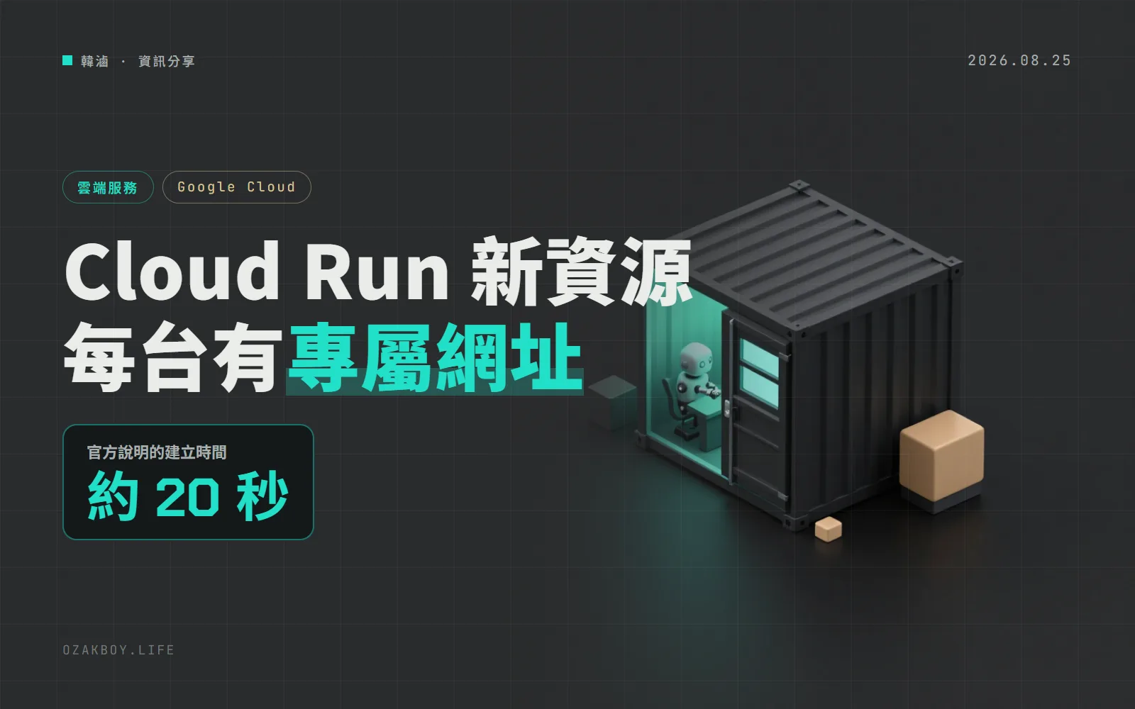 Cloud Run 推出 Instances 預覽版：像虛擬機一樣常駐、每台有專屬網址，主機還是 Google 在管