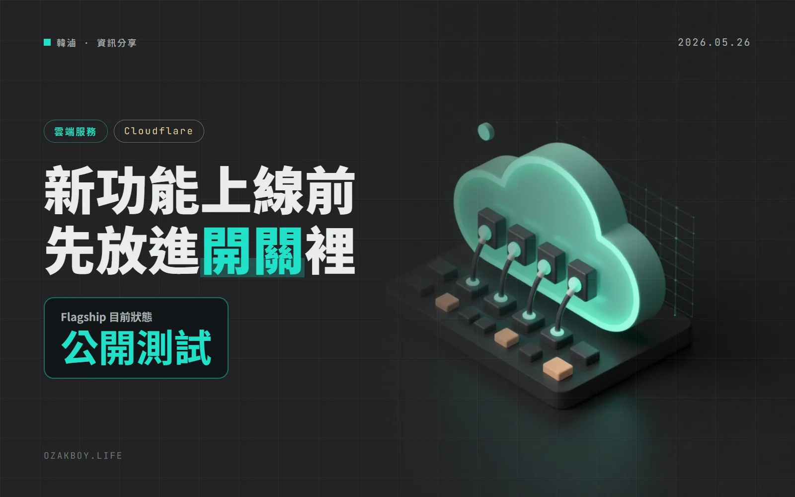 Cloudflare 推出 Flagship 公開測試版:新功能的「開關」直接放在 Workers 裡判斷