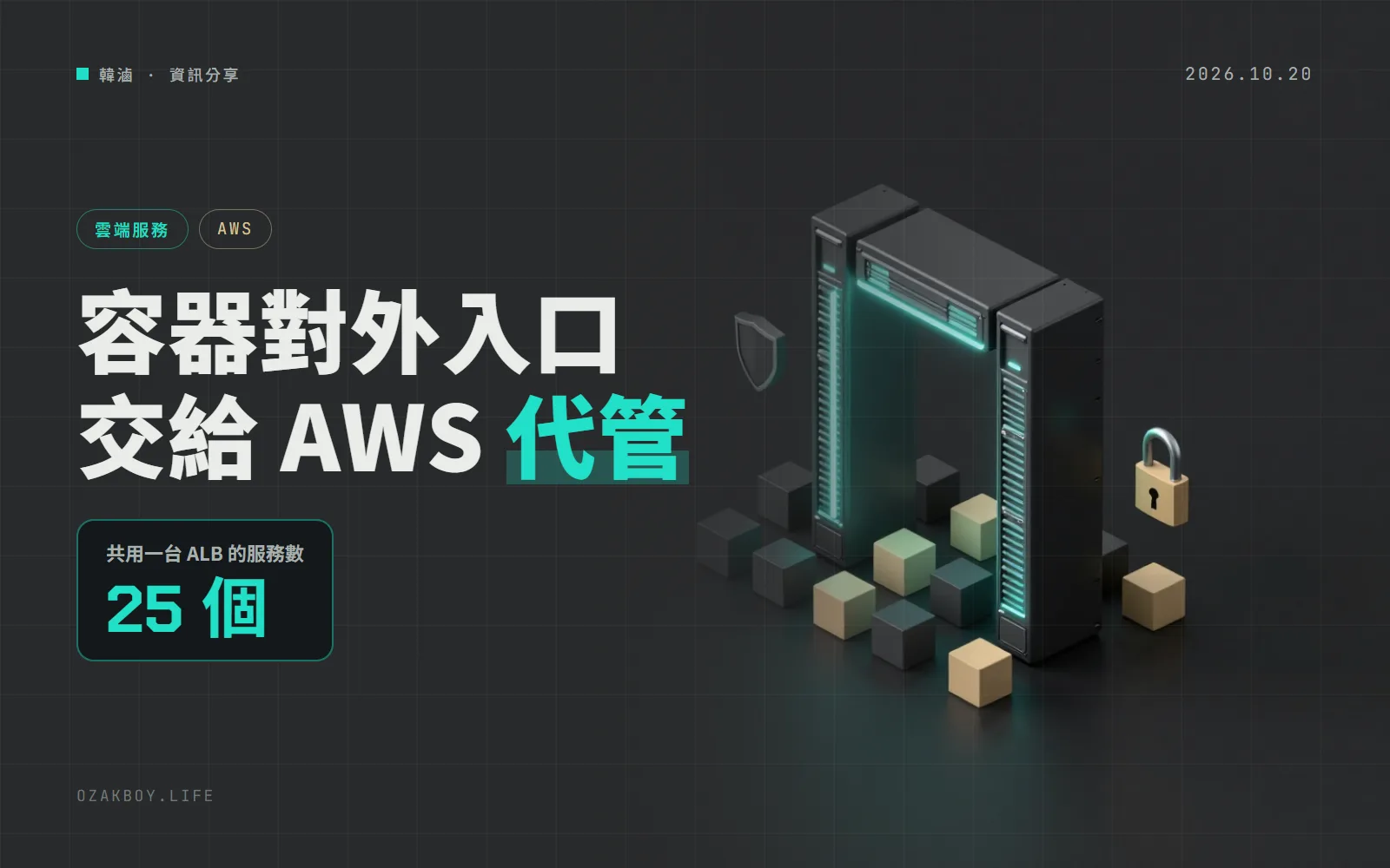 AWS 推出 ECS Gateway:容器服務的對外入口交給 AWS 代管,25 個服務共用一台負載平衡器