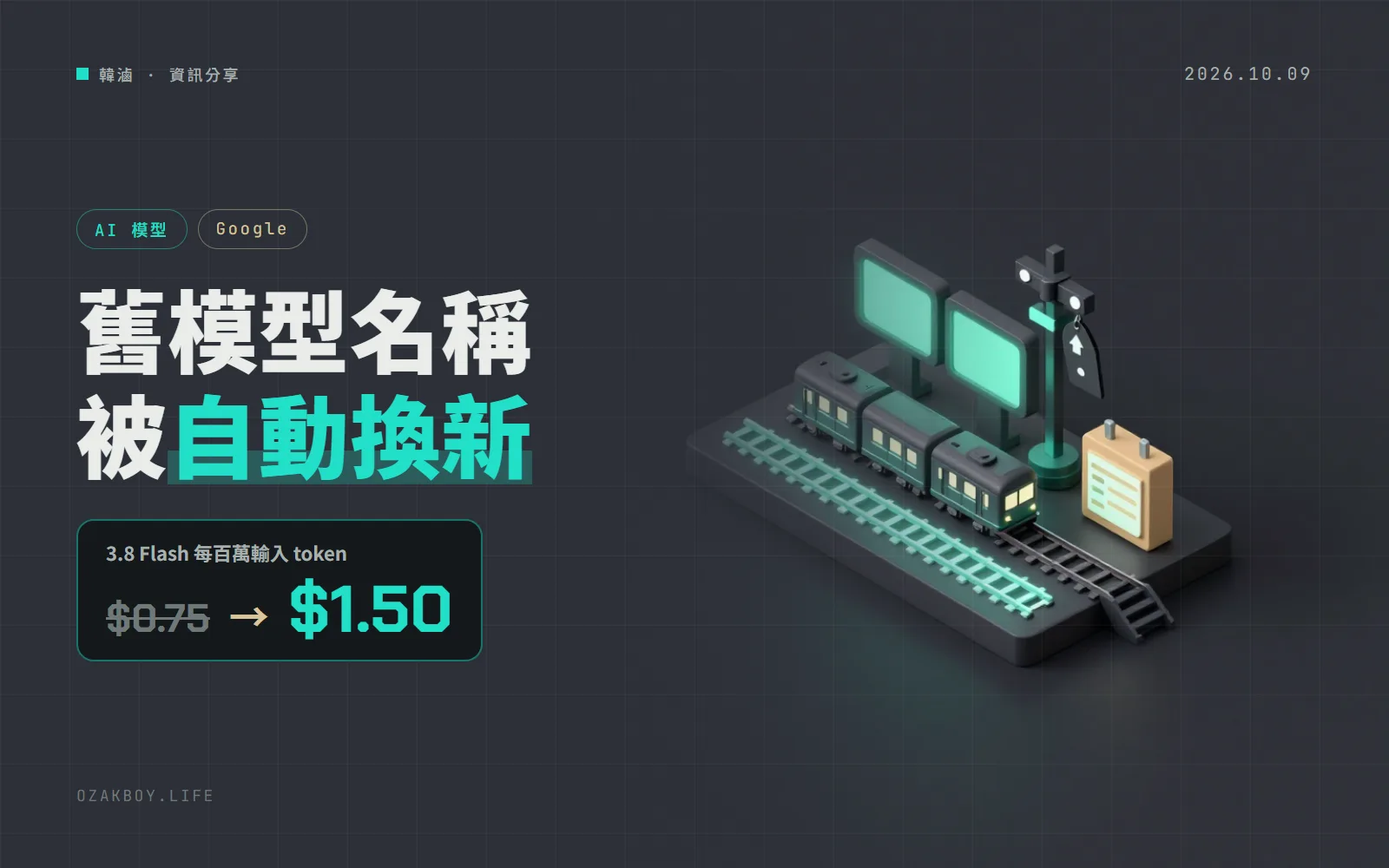 Gemini 3.7 Flash、3.5 Flash 退場:舊名稱自動導向新版,明年 1 月起新版價格翻倍